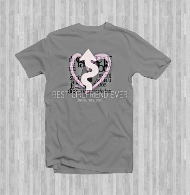 Best Girlfriend Ever Valentine's Day Graphic Tee