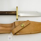 Bowie Knife - Bronze Guard Black Walnut Handle
