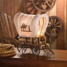 Western Theme Wagon Lamp