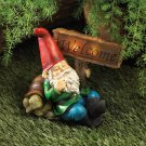 Whimsical Garden Gnome Solar Statue