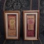 2 framed pictures