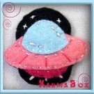 Felt Fuzzies UFO Alien Felt Hair Clip
