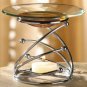 Swirl oil warmer