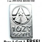 BUY 1 GET 1 FREE PURE BISMUTH BULLION BAR!  Great Deal!