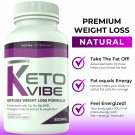 Keto Vibe Pills Weight Loss Diet Ultra Pure Keto VIP Fast Burn Exogenous Ketones