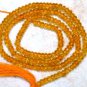 Micro Cut Faceted CITRINE 4-4.5mm Rondelle Gemstone Beads 7" str A+