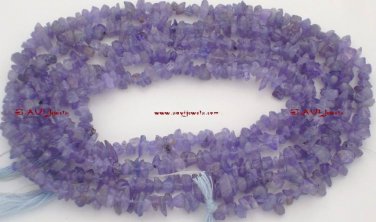 PREMIUM 3-5mm TANZANITE Chips Loose Uncut Gemstone Beads 35" Strand