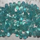 Apatite 5- 8mm long Sidedrill Drops Gemstone Beads 13.5" Strand (~130 beads)