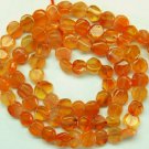 Fire CARNELIAN 6mm Coin Gemstone Beads 14" st