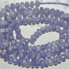 Tanzanite BIG 4-7mm Faceted Rondelle Gemstone Beads (Select-a-Size)