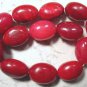 GENUINE PRECIOUS OVAL 12X8mm RUBY (2 LARGE Beads) 13Ct