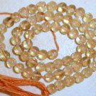Natural CITRINE 3.5mm ROUND Loose Gemstone Beads 14"