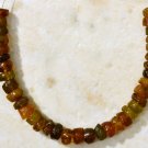 Petro Tourmaline 4-5mm Faceted Rondelle Grade B Beads 3.5" str