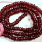 GARNET 4-4.5mm Faceted Rondelle Gemstone Beads 14" Str - Pick-A-Lot