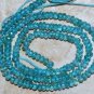 Micro Faceted APATITE 3-3.5mm Fine Quality Rondelle Gemstone 15" Strand A+++