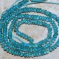 Micro Faceted APATITE 3-3.5mm Fine Quality Rondelle Gemstone 15" Strand A+++
