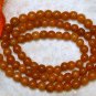 Red Orange Aventurine 4.5-5mm Round Gemstone Beads 14" str