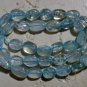 Crystal Blue QUARTZ 9x7mm Oval Gemstone Beads 15"