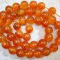 CARNELIAN 7-7.5mm Round Loose Gemstone Beads 14" str