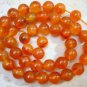 CARNELIAN 7-7.5mm Round Loose Gemstone Beads 14" str