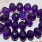 Checkerboard AMETHYST 9mm-15mm (1 Loose Faceted Rondelle Bead) Select-a-size A++