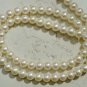 Natural Pearl Fresh Water 6-6.5mm Round Beads 16" A++