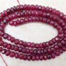 WHOLESALE RUBY 4.5-5mm (25 FACETED Rondell) 21.5 Ct