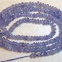 WHOLESALE TANZANITE 3.5mm FACETED Rondelle 15.5" 40Ctw