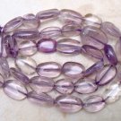 Amethyst 10x7mm Oval Gemstone Beads 14" str
