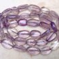 Amethyst 10x7mm Oval Gemstone Beads 14" str