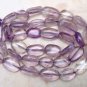Amethyst 10x7mm Oval Gemstone Beads 14" str