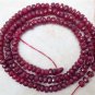 WHOLESALE Real 3.5-4mm Dark RUBY 16" Long Str - 65 Ctw