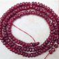 WHOLESALE Real 3.5-4mm Dark RUBY 16" Long Str - 65 Ctw