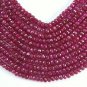 WHOLESALE Real 3.5-4mm RUBY gemstones 16" Long Str 64Ct