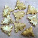 HANDCRAFTED Gold Polished 17X15mm (10 Xmas Spacers) G33