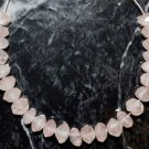 Rose Quartz 5-5.5 mm Faceted Rondelle Gemstone Beads 3.5" small strand