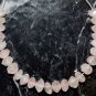 Rose Quartz 5-5.5 mm Faceted Rondelle Gemstone Beads 3.5" small strand
