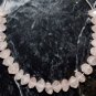 Rose Quartz 5-5.5 mm Faceted Rondelle Gemstone Beads 3.5" small strand