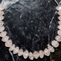 Rose Quartz 5-5.5 mm Faceted Rondelle Gemstone Beads 3.5" small strand