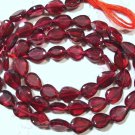 GARNET 6.5-8mm X 5-6mm Faceted Pear Topdrill Gemstone Beads 13.5" long str