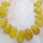 Wholesale Citrine CHALCEDONY 18-28mm (13 Piece Set Pear DROPS) Select-A-Size