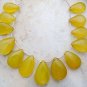 Wholesale Citrine CHALCEDONY 18-28mm (13 Piece Set Pear DROPS) Select-A-Size