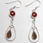 925 STERLING DANGLER 58mm EARRING 25Ct "Pick your Gemstones"