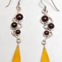 925 STERLING DANGLER 70mm EARRING 48Ct "Pick your Gemstones"