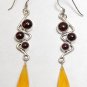 925 STERLING DANGLER 70mm EARRING 48Ct "Pick your Gemstones"