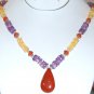 GORGEOUS Semi Precious Gemstone 18" NECKLACE - Select your Design