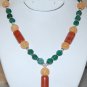 GORGEOUS Semi Precious Gemstone 18" NECKLACE - Select your Design