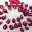 Wholesale Real RUBY 10-13mm Drops (36 Faceted Briolette) 260Ctw