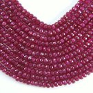 WHOLESALE 4-4.5mm RUBY (20 FACETED Rondell) 12.5Ct