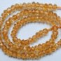 CITRINE 4.5mm FACETED Rondell Gemstone Beads 14"